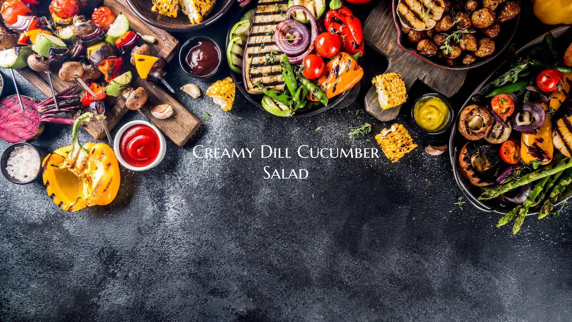 Creamy Dill Cucumber Salad